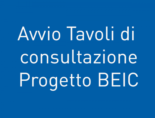 Avvio Tavoli di consultazione Progetto BEIC